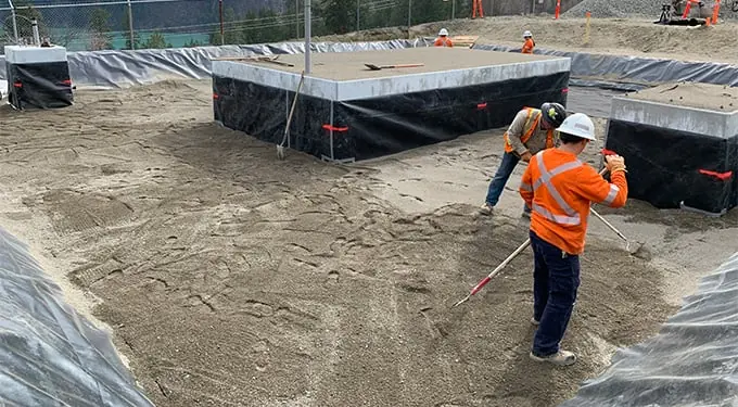 Albarrie's SorbNSeal™ Secondary Containment installations in British Columbia