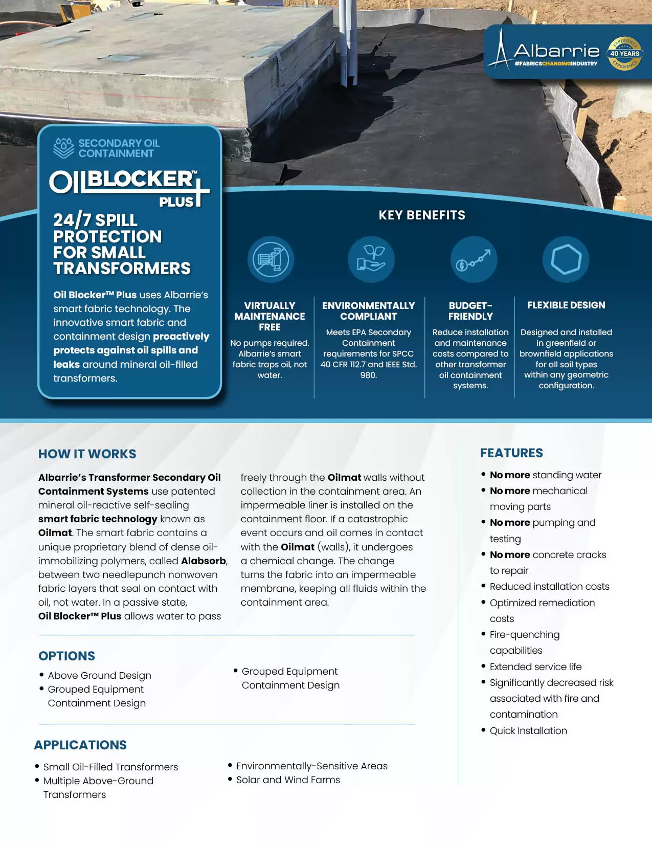 OilBlocker Plus Sales Sheet | Albarrie