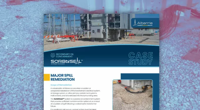 SorbNSeal Major Oil Spill Case Study Featured Image