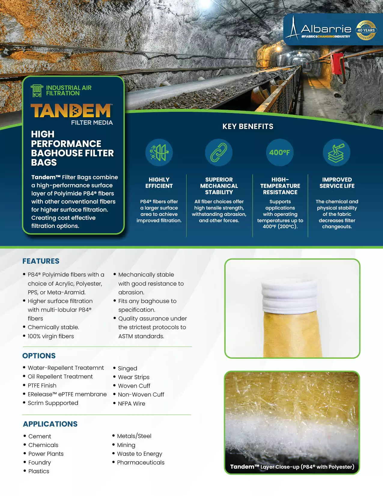 Tandem Filter Bag | Albarrie