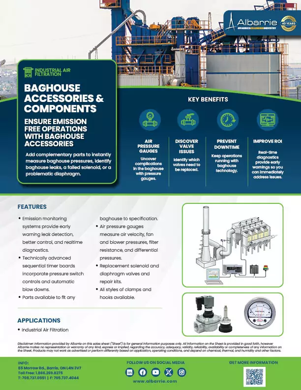 Filtration Components Brochure | Albarrie