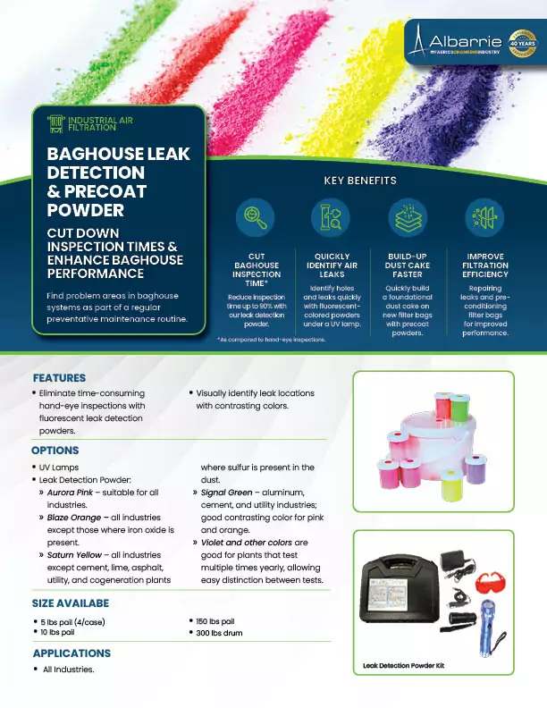 Precoat & Leak Detection Sales Sheet