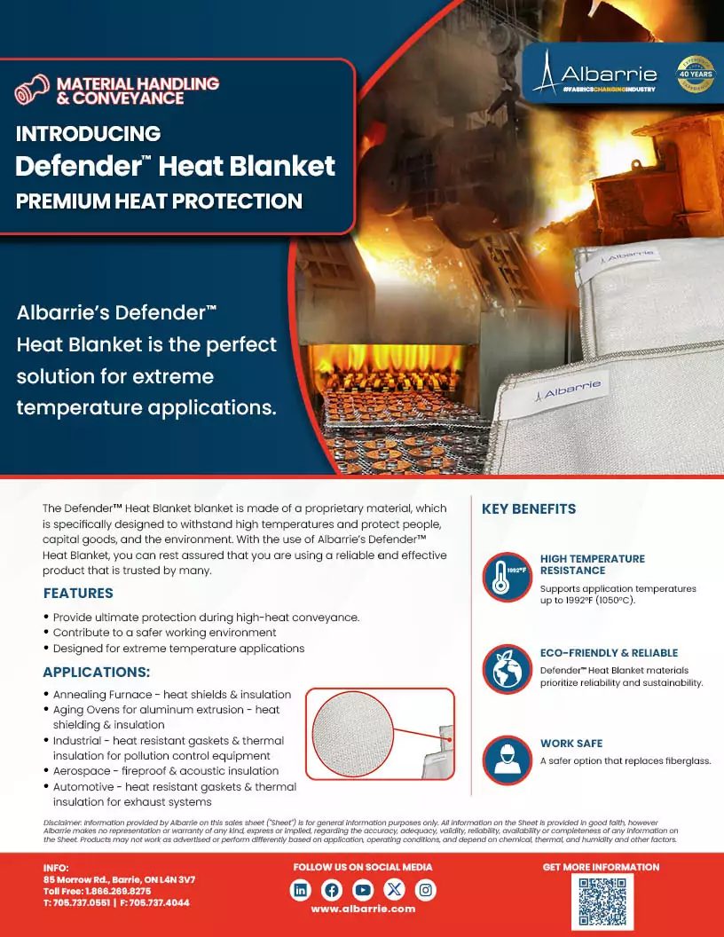 Introducing Defender™ Heat Felt | Albarrie