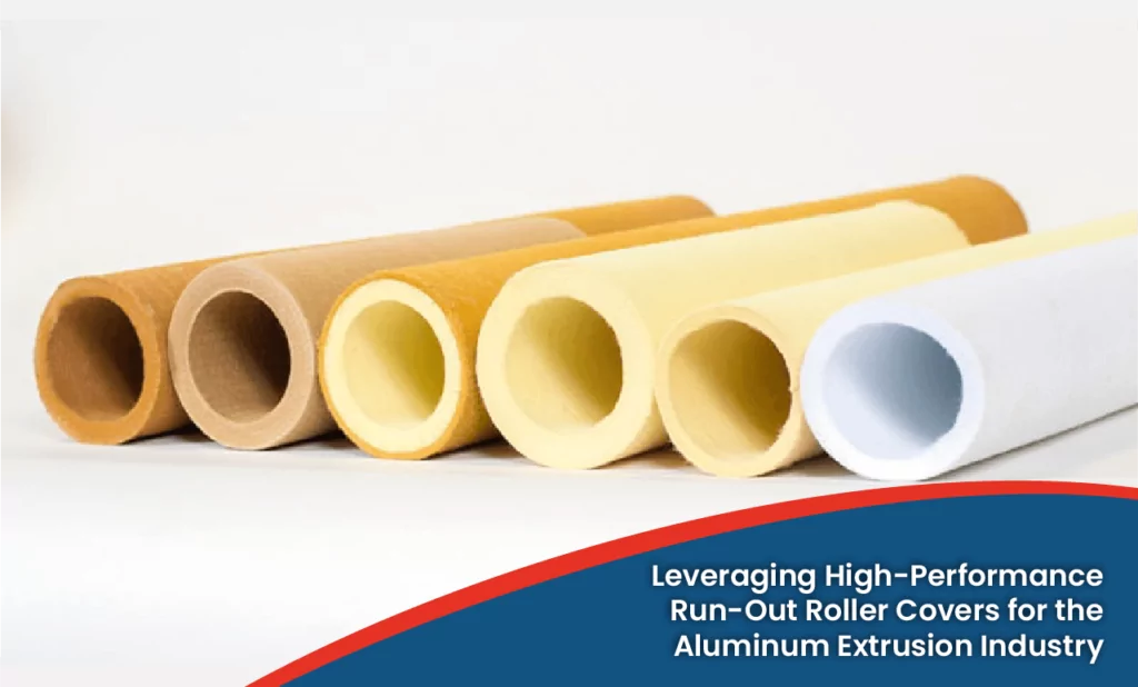 High temperature roller cover heat felts for aluminum extrusion industry