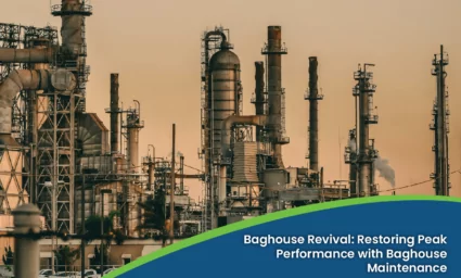 Power plant on hazy sky Baghouse Revival: Restoring Peak Performance with Baghouse Maintenance