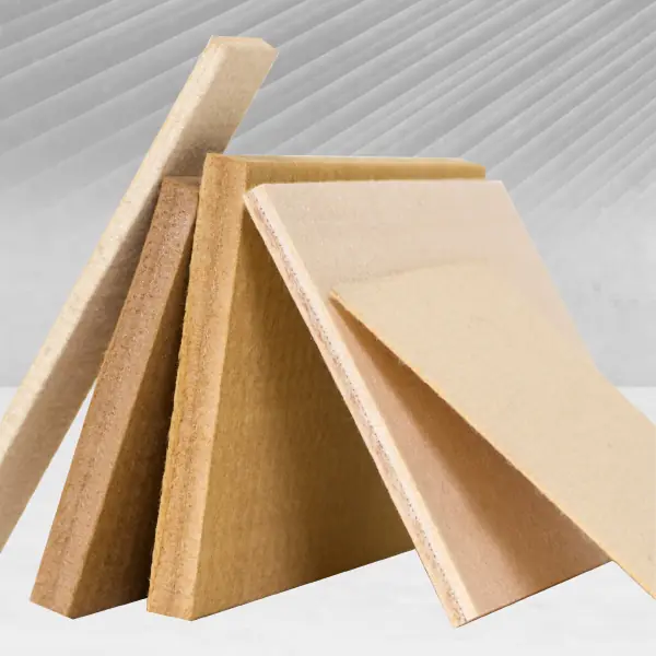 Stacked industrial felt pads used for cushioning and protecting aluminum during extrusion and handling