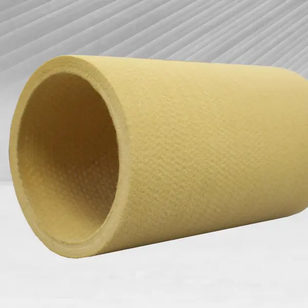 Kevlar roller cover providing heat resistance and durability for aluminum extrusion and conveyor systems