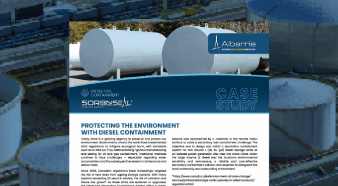 Diesel Containment Case Study | Albarrie